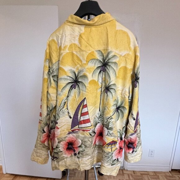 Vintage Tommy Bahama Silk Jacket - Picture 5 of 6